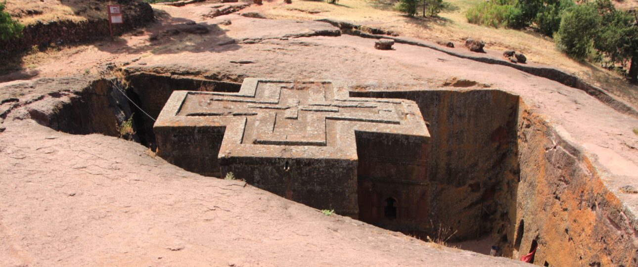 Lalibela rock-hewn churches in Ethiopia