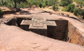 Lalibela rock-hewn churches in Ethiopia